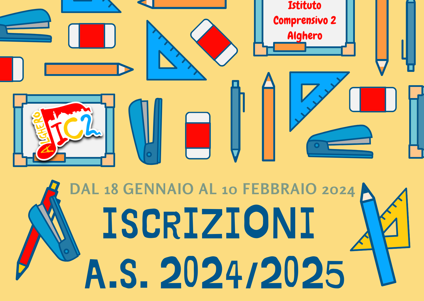 Iscrizioni A.S. 2024-2025 - ISTITUTO COMPRENSIVO STATALE 2 Di ALGHERO